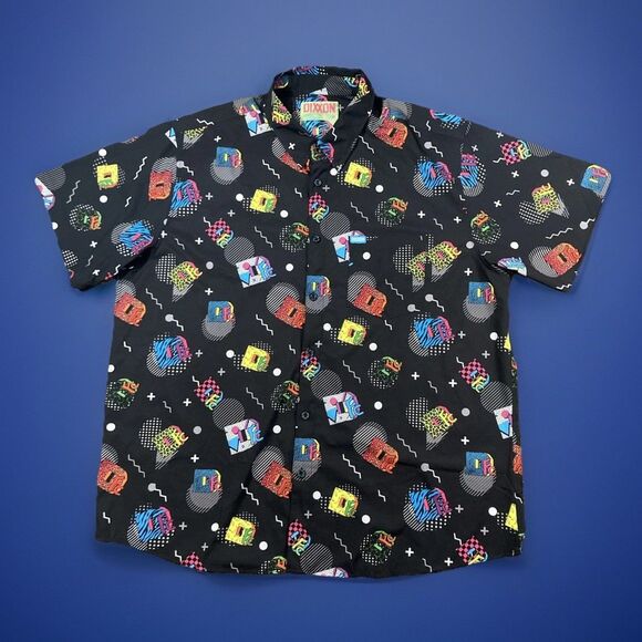 Dixxon Flannel CO. DFC TV Men Shirt Short Sleeve Button Up Stretch 3X - Picture 1 of 10